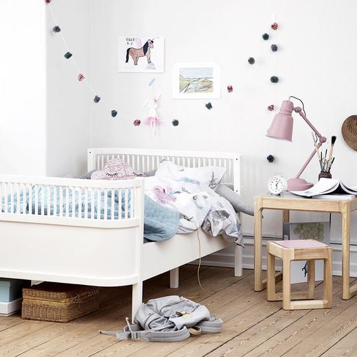 Sebra青少年成长床 现代简约欧式纯白色卧室大童床成人单人床5岁+ 商品图6