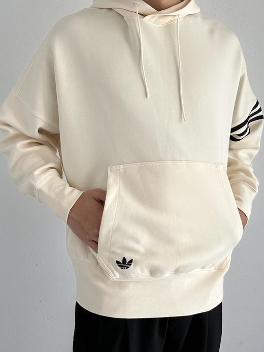 毒家！阿迪达斯三叶草男女同款连帽套头卫衣  HM1870-71 商品图1