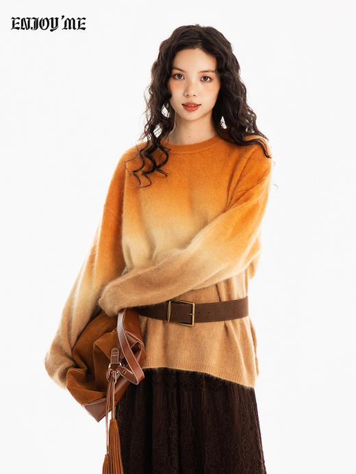 【门店同款】ENJOY冬季“游牧漫寻”渐变套头针织 167594429 商品图8