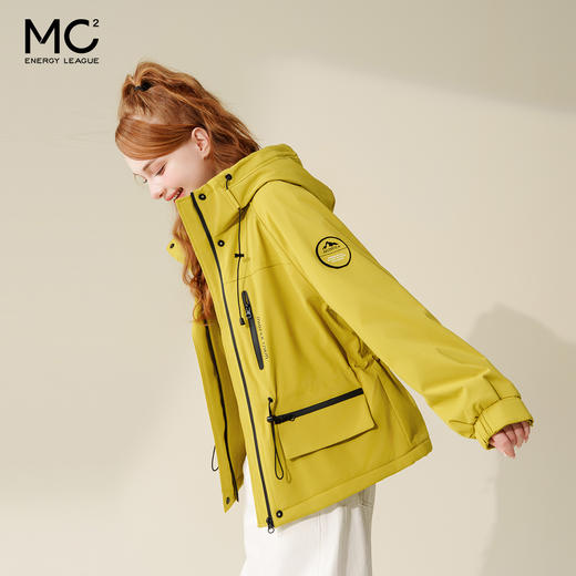 mc2 能量联盟女装连帽收腰加摇粒绒款外套-9907F5241016 商品图1