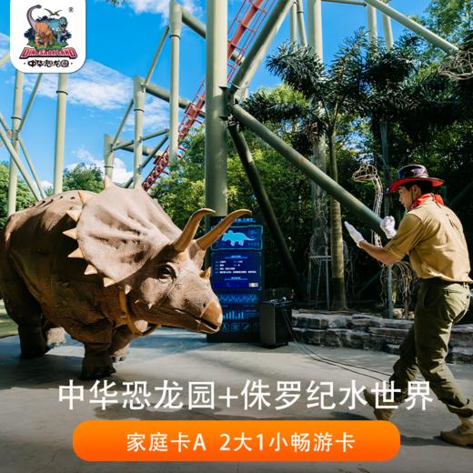 2026年中华恐龙园+侏罗纪水世界 水陆双玩2大1小家庭畅游卡 商品图0