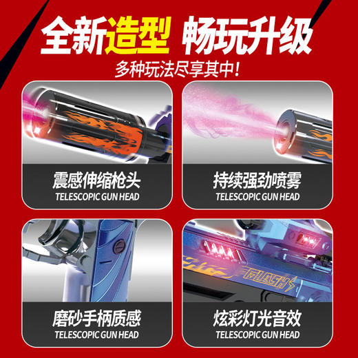 趣味个性音乐电动声光枪玩具-纪念日百货门店同款168045747 商品图2