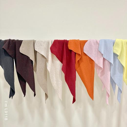 老米优品🎈3-5天发！【2条包邮】100% WOOL🐏《澳洲纯羊毛🍂针织三角围脖》高级感，层次感拉满！时髦精必入宝藏围巾~WJ251118A 商品图3