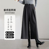 【内购】气质通勤拼接腰头高腰裙裤显瘦内工字活褶橡筋后腰A字休闲裤-144K56925 商品缩略图2