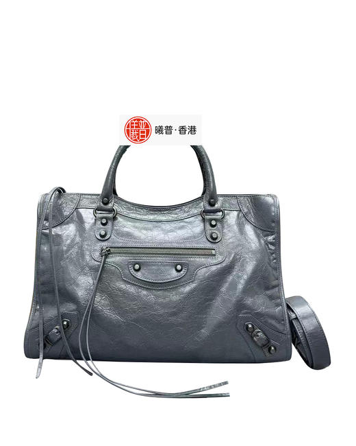 中性款中号油蜡皮面机车包hu004 不含配饰 商品图0