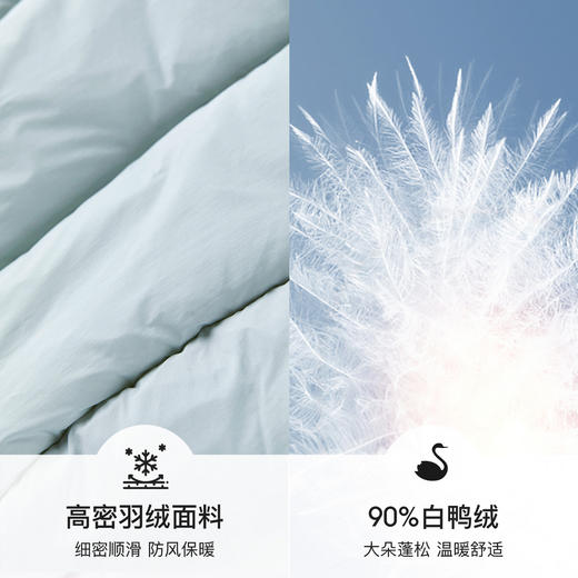 【内购】【90%白鸭绒】简约通勤立领连帽拉链蓬松保暖宽松落肩羽绒服-W54YG2032 商品图4