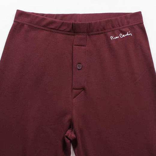 皮尔卡丹男士保暖内衣男套装无痕薄款加绒德绒秋衣秋裤冬PC37451 商品图4