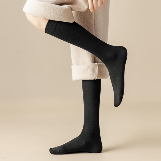 拾袜记秋冬保暖小腿袜&过膝袜 2双装 轻盈保暖 商品图5