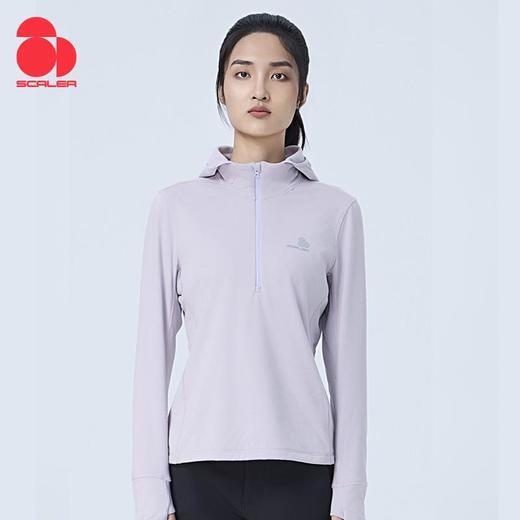 +【乐粉专属】SCALER思凯乐户外抓绒衣男女套头半开纯色连帽保暖柔软舒适秋冬 商品图3
