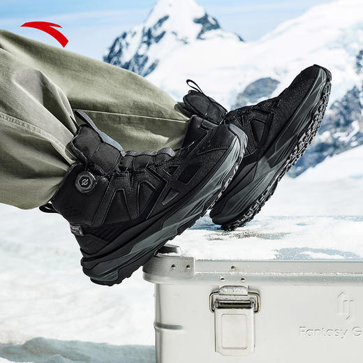 安踏跃岭2丨加绒加厚保暖高帮大棉鞋男2025冬季新款运动112618932 商品图0