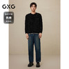2024秋冬新品GXG男士纯色圆领休闲毛衣男百搭毛衫内搭线衫 商品缩略图1