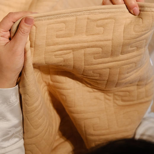 新疆彩棉空气提花毯 | 天然无染 母婴可用 四季通用午睡盖毯/垫毯 支持机洗 商品图7