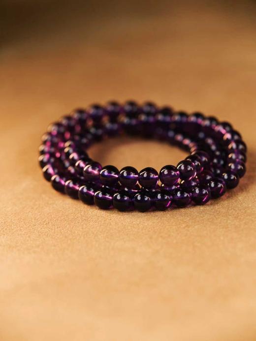 元和堂迷罗 乌拉圭紫水晶多圈手串 珠径0.6【器悟雅玩】 商品图2