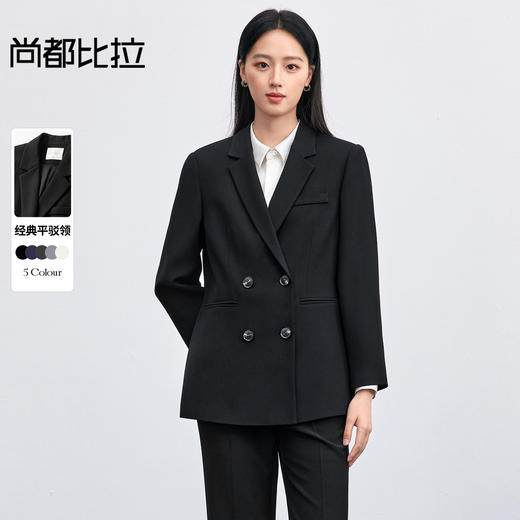 【内购】气质通勤职场OL风干练优雅面试会议经典西装外套-153XC8812X 商品图0