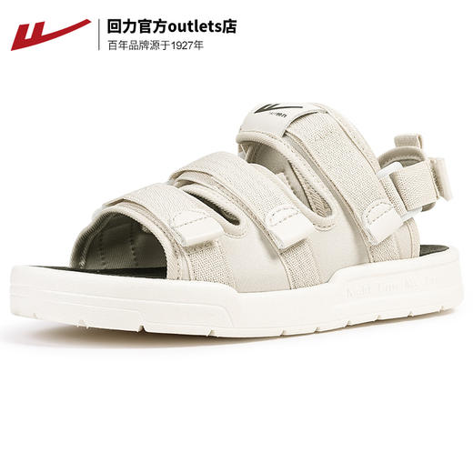 回力女鞋凉鞋夏季2025新款鞋子黑色运动沙滩平底女士凉拖可外穿女 商品图3