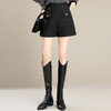 「自」全新升级【铂金会员128/天猫169/差价41】(05831)洛诗琳气质毛呢短裤2025秋冬新款加厚高腰显瘦阔腿短裤女 商品缩略图2
