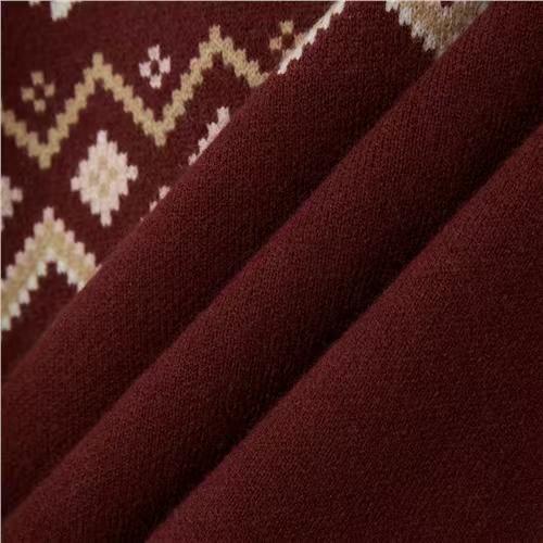 佐丹奴女装25年混纺北极绒纱费尔岛缇花节日感圆领毛衣05355620 商品图2