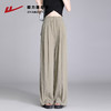 回力阔腿裤子女夏季冰丝高腰垂感慵懒休闲宽松直筒小个子山本裤女 商品缩略图1