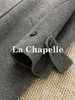 会员福利【官网2k+高端质感】拉夏贝尔/La Chapelle立领廓形绵羊毛大衣~松弛氛围感气质长款外套 商品缩略图12