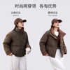 【内购】【聚暖衣】简约通勤撞色格纹立领/翻领拉链宽松保暖短款面包棉服-W54ME4667 商品缩略图1