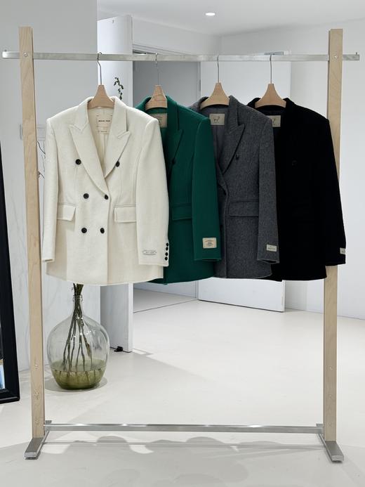 美杜莎蒂娜大衣 85%羊毛 15%兔毛 X型收腰大衣CT-S3372 商品图5