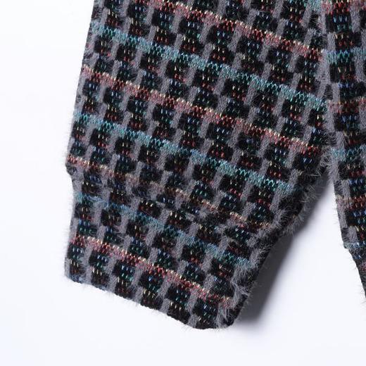 SDSA男士秋冬新款痞帅男装韩版彩色条纹绒毛套头连帽卫衣百搭时尚 商品图3