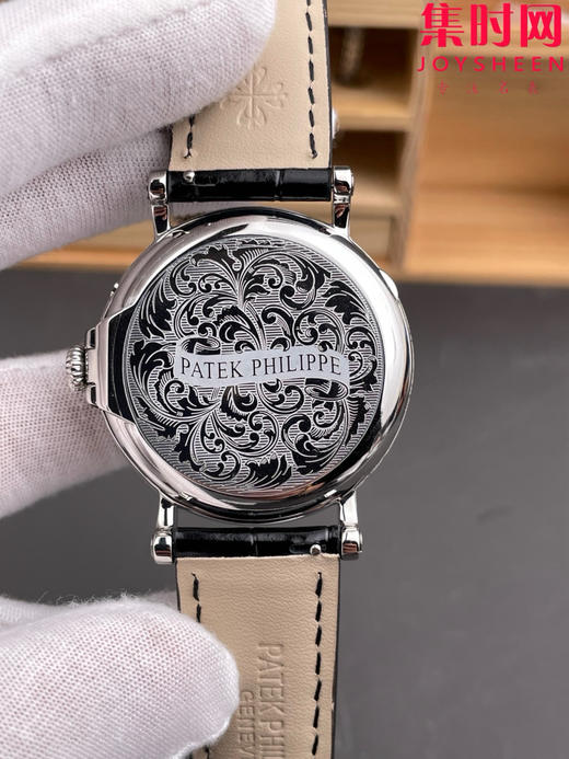 升级V3版 匠”芯“出品 典藏之作——百达翡丽古典超级复杂多功能时计5159系列“将官翻盖”万年历男士腕表 表径38mm 原版一致折叠后盖！儒雅而至！ 商品图9
