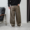 徐太浪【褶皱感 松紧腰】加绒休闲裤男秋冬2025新款宽松直筒裤子 商品缩略图2