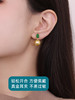 【天猫同款】葫芦两戴款-18K金翡翠耳夹 商品缩略图3