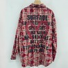 NC格子印字母长袖衬衫50914（红）秋季153240070321 商品缩略图2