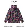 SDSA男士秋冬新款痞帅男装简约美式撞色印花字母连帽卫衣百搭宽松 商品缩略图4