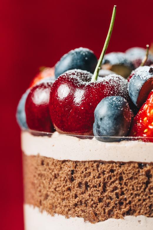 巧克力草莓车厘子蛋糕 商品图5