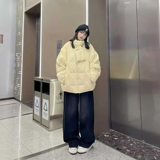 NC配围巾圆领方格羽绒短外套50728 冬季 060134006688 商品图0