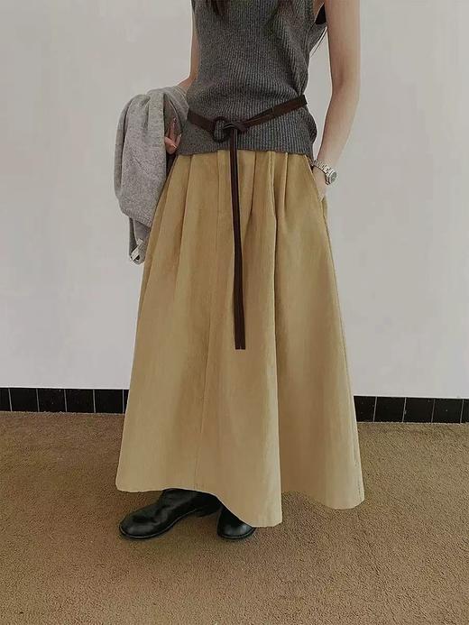 灯芯绒半身裙 商品图3