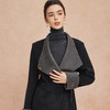 QH917斯尔丽25新款双面双色修长显瘦气质长款羊毛大衣 商品缩略图9