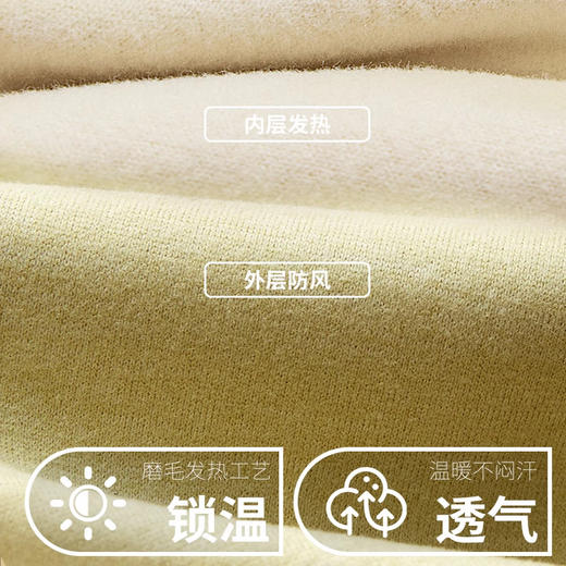 【买一送一】秋裤女士内穿德绒保暖无痕加厚加绒中腰紧身高弹防寒打底裤秋冬季秋裤 商品图2