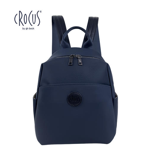 Crocus巴黎秀场限定暮色蓝双肩包 时尚轻便 简约大方 商品图3