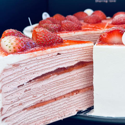 草莓千层（约9点做好）需自提；配送无售后 商品图0
