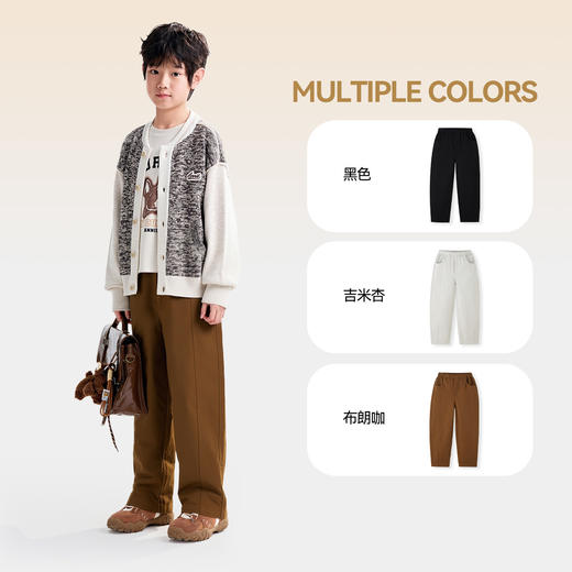 男女童梭织单裤秋季新款安奈儿童装EM536545 商品图2