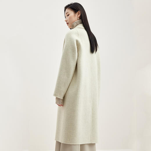 【内购】大气简洁不挑人精妙立体垂顺休闲翻领舒适保暖双面尼外套-W54OF3636X 商品图4