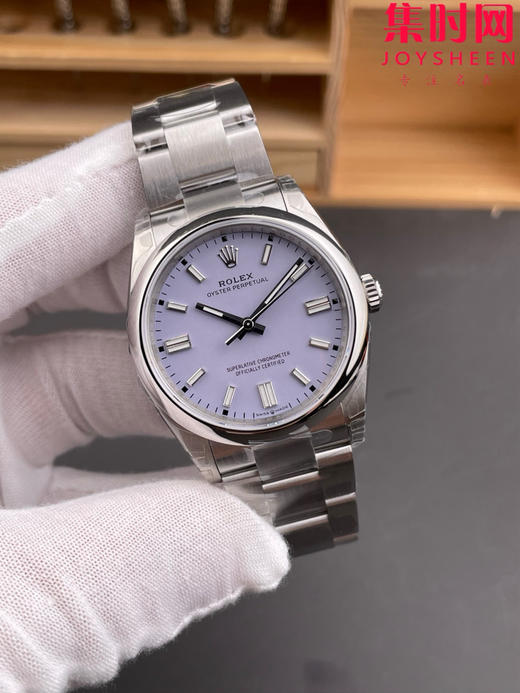 VS劳力士蚝式恒动36系列126000 VS恒动36mm VS恒动36 薰衣草紫 香芋紫 板链 丹东3230机 904L钢 男士腕表 小手腕福音 商品图1