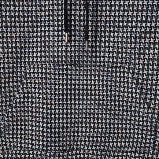 WY1355SDSA秋冬新款痞帅男装简约宽松彩色千鸟格设计抽绳连帽卫衣百搭 商品图3