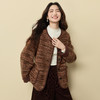 【11/19新品】熙世界小香风圆领复古毛呢外套女秋冬高级感圈圈绒感夹棉开衫上衣 商品缩略图4