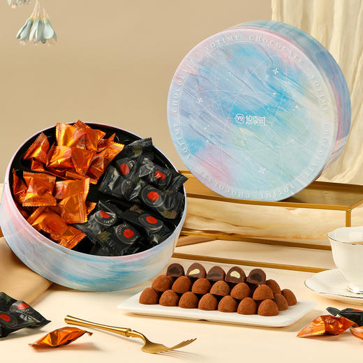 【巧克力尊享版礼盒750g】悠享时感恩节圣诞节礼物儿童零食伴手礼下午茶休闲零食礼品抹茶松露味巧克力 商品图1