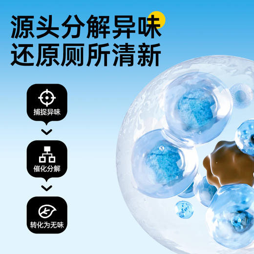 净狮马桶洁厕魔瓶，除垢除臭，放水箱马桶自动洁厕剂，4种香型 商品图1
