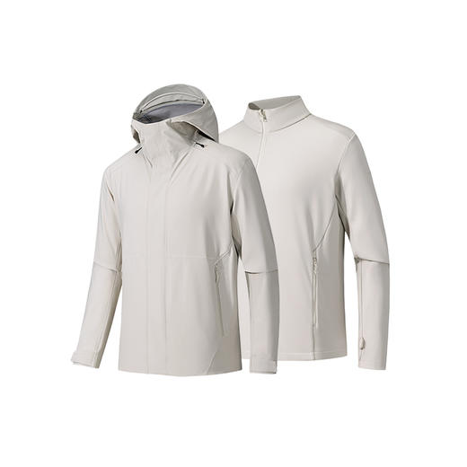 【王一博同款】安踏冠军山锋梭织三合一冲锋衣男女硬壳152540613 商品图2