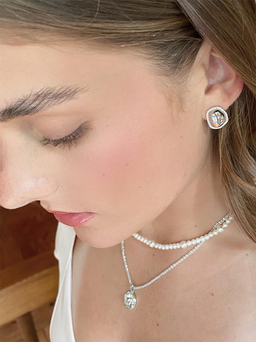 LHWINDSO 温莎珠宝   闪耀豌豆耳钉 商品图2