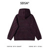 SDSA秋冬新款痞帅男装韩版彩色刺绣格子提花连帽卫衣百搭宽松上衣 商品缩略图4