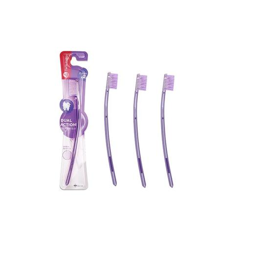 4支 双莲莲花手柄成人牙刷  A-5484 商品图0