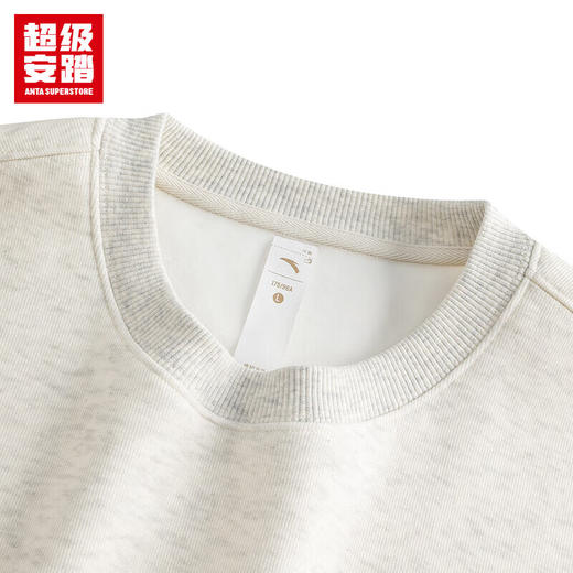 超级安踏卫衣男秋季新款加绒保暖套头上衣休闲百搭长袖152548723U 商品图2